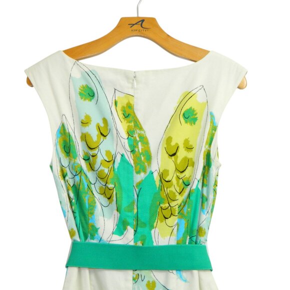 Anthropology Holiday Party "We Love Vera" Sheath A-Lined Skirt Geometric Size 2 - Picture 9 of 14